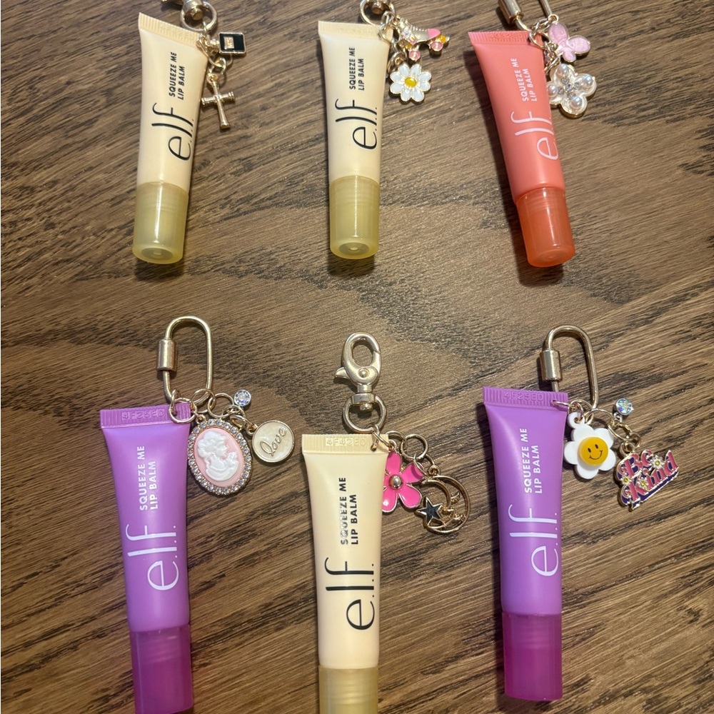 Lip Shine Set - Cream, Orange, Purple